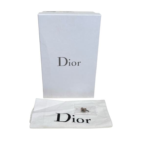 Christian Dior Crocodile Embossed Leather Karma Sandal Violet Moyen 37.5 7.5 - Picture 9 of 9